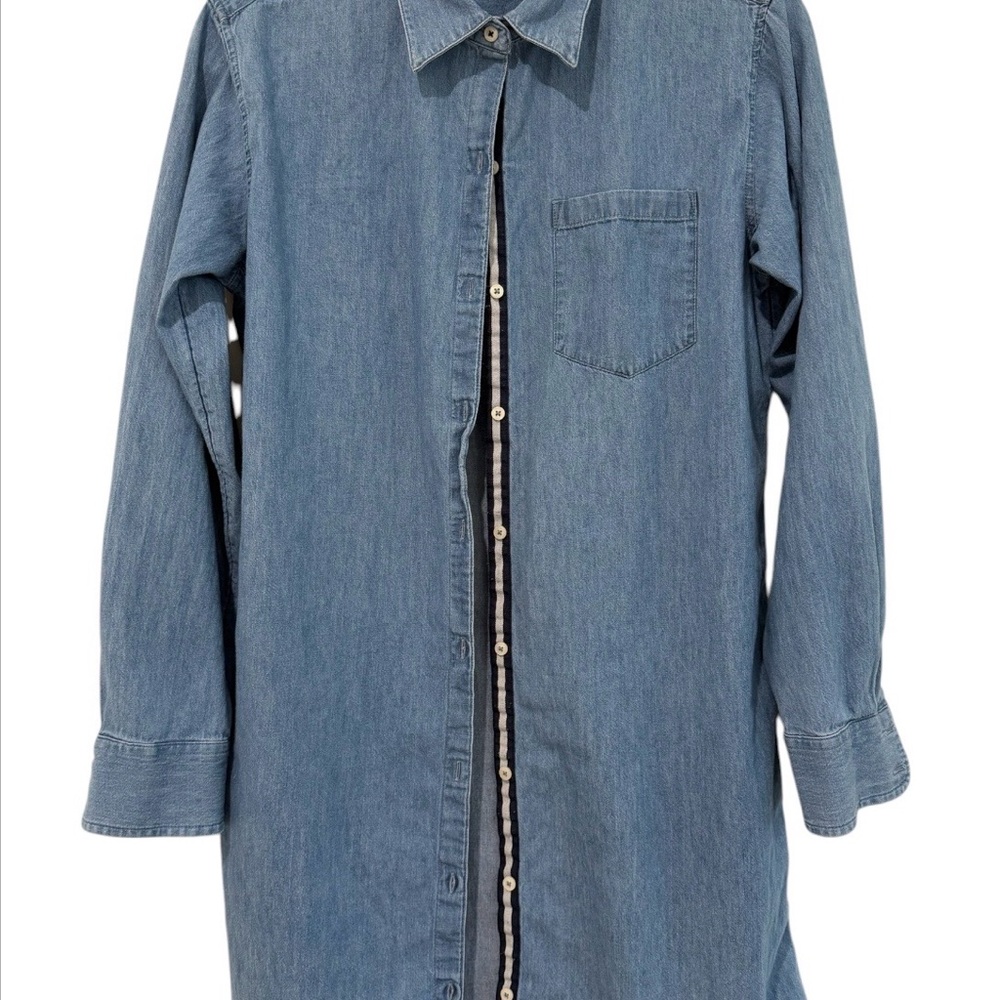 Vineyard Vines Blue Denim Long Sleeve Shirt Dress Martha’s Vineyard size Small